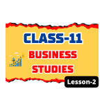 Class 11 Business Studies Lesson 2
